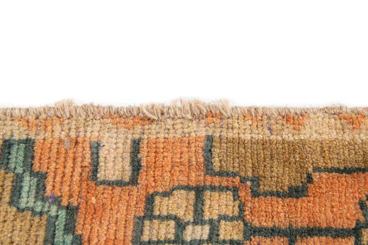 3' 4 x 9' 10 Hand Knotted Hamedan Persian Wool Runner Rug