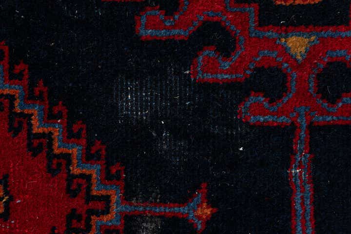 2' 10 x 12' 2 Hand Knotted Hamedan Persian Wool Runner Rug