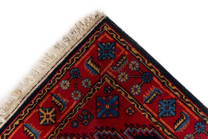 2' 10 x 12' 2 Hand Knotted Hamedan Persian Wool Runner Rug