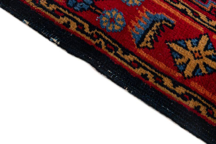 Detail image of 2' 10 x 12' 2 Hand Knotted Hamedan Persian Wool Runner Rug