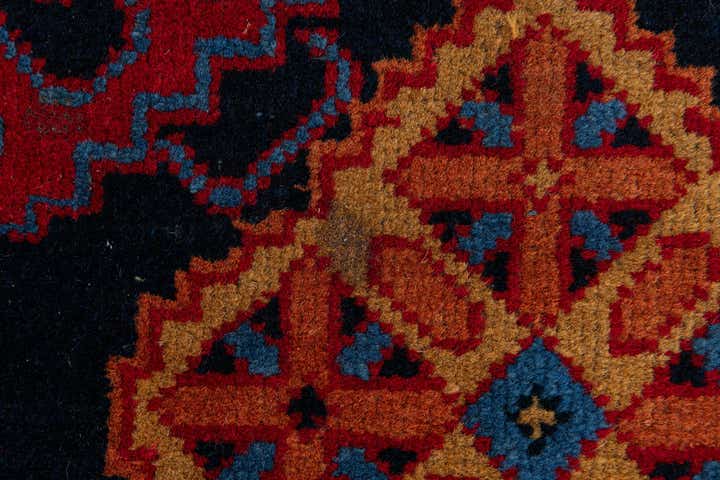 2' 10 x 12' 2 Hand Knotted Hamedan Persian Wool Runner Rug