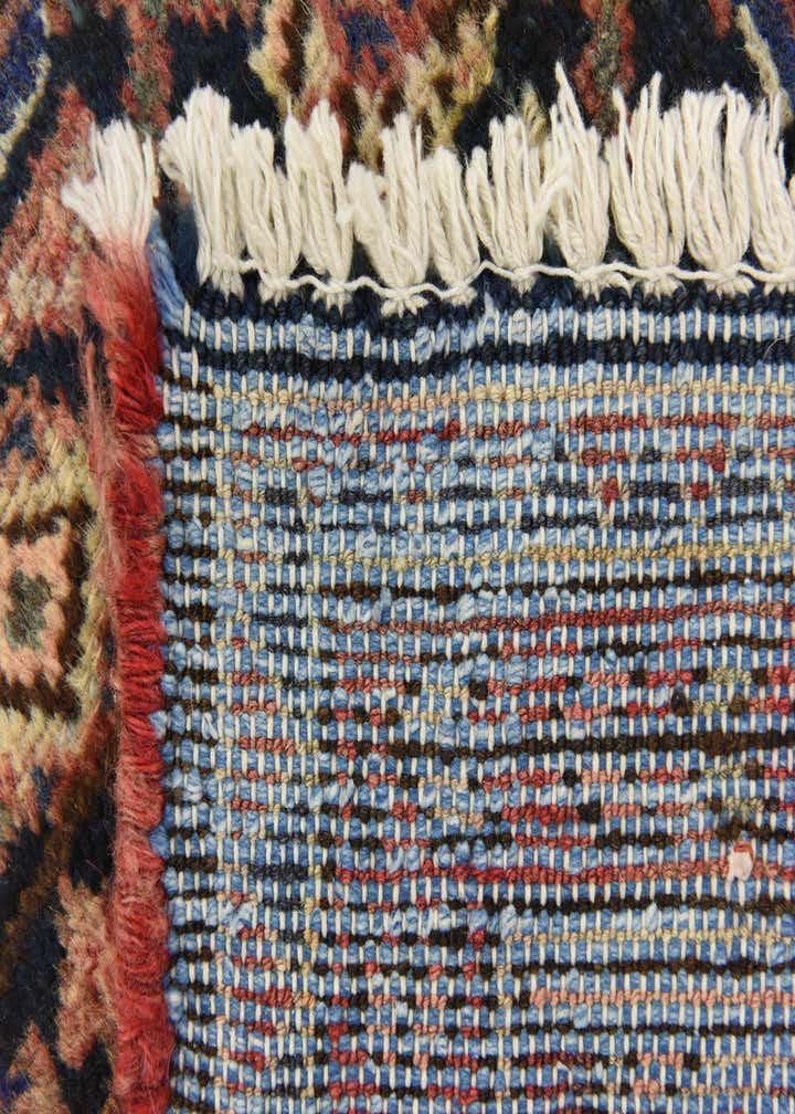 3' 8 x 10' 6 Hand Knotted Hossainabad Persian Wool Runner Rug