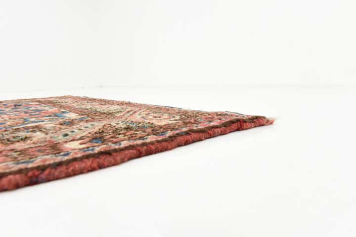 3' 8 x 10' 6 Hand Knotted Hossainabad Persian Wool Runner Rug