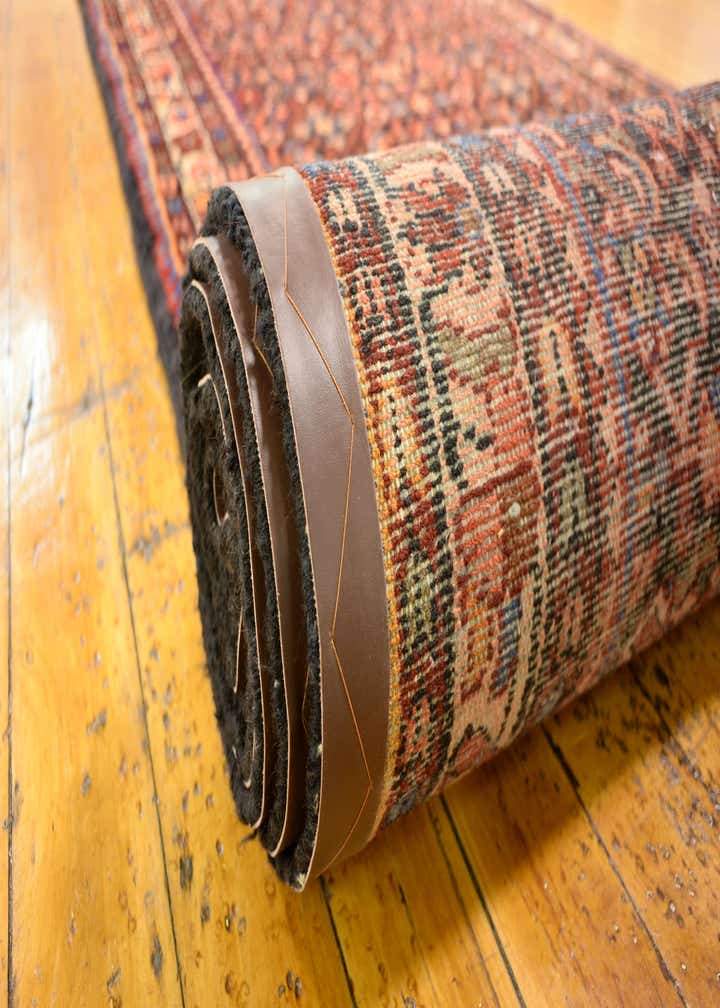 3' 8 x 12' 10 Hand Knotted Hossainabad Persian Wool Runner Rug