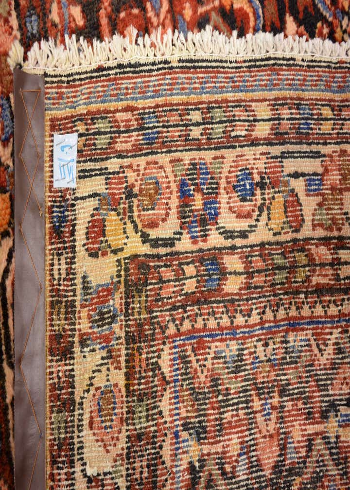 3' 8 x 12' 10 Hand Knotted Hossainabad Persian Wool Runner Rug