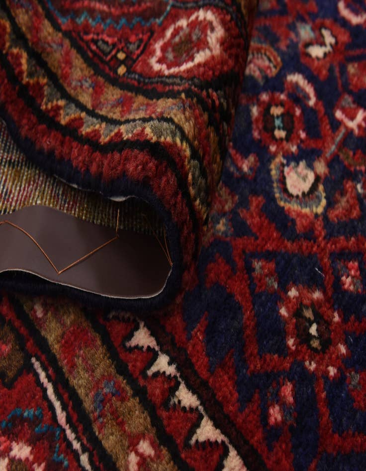 Detail image of 3' 7 x 10' 2 Hand Knotted Hossainabad Persian Wool Runner Rug