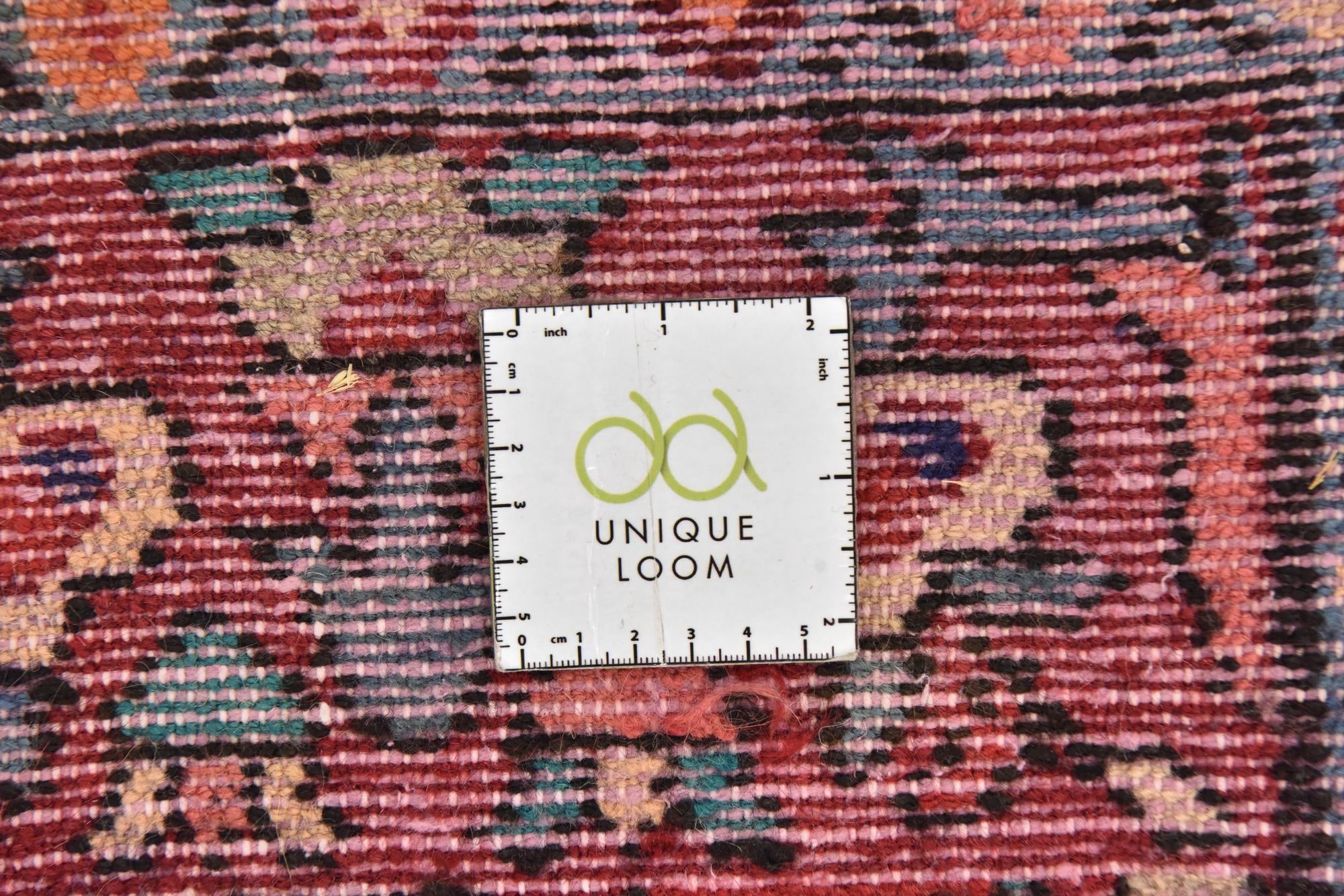 4' 10 x 10' 2 Hand Knotted Hossainabad Persian Wool Runner Rug