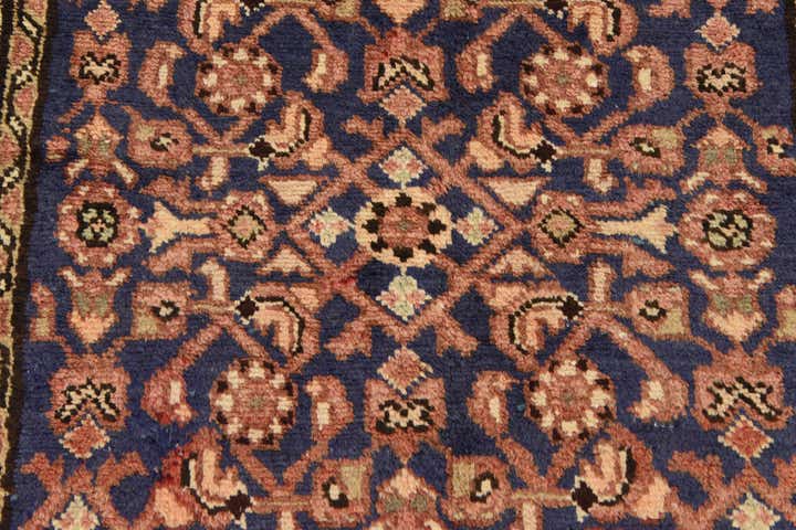 105cm x 320cm anudado a mano Hossainabad Alfombra Persa Lana Pasillera