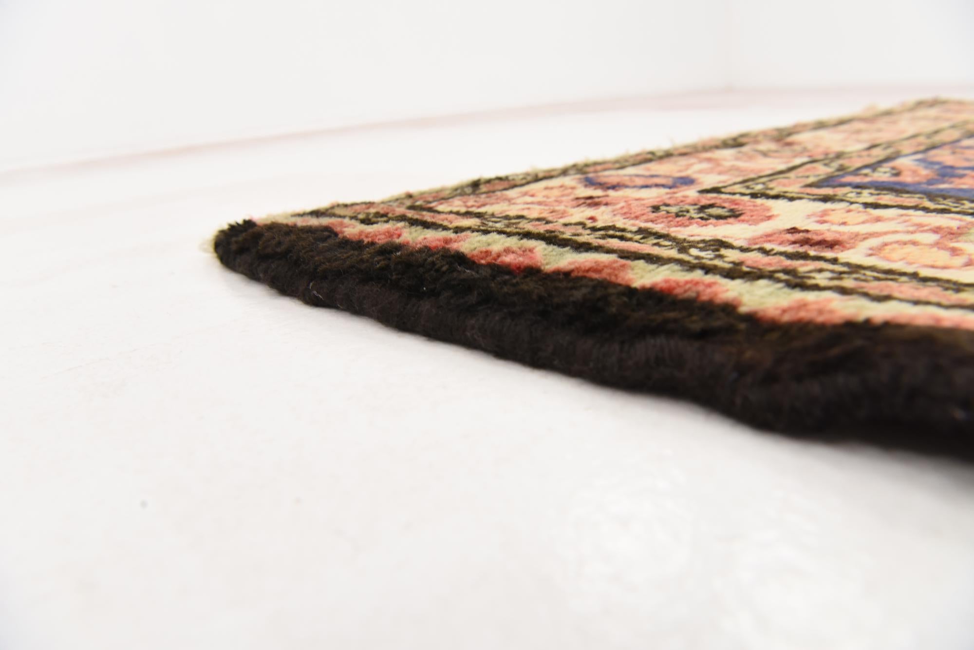 105cm x 320cm anudado a mano Hossainabad Alfombra Persa Lana Pasillera
