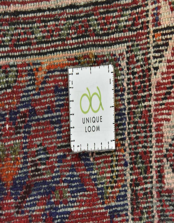 Detail image of 3' 9 x 10' 7  Hand Knotted Hossainabad Persian Wool Runner Rug