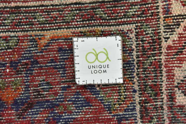 3' 9 x 10' 7 Hand Knotted Hossainabad Persian Wool Runner Rug