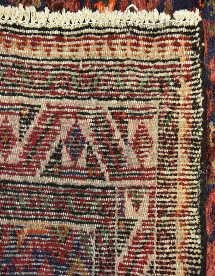 Detail image of 3' 9 x 10' 7  Hand Knotted Hossainabad Persian Wool Runner Rug