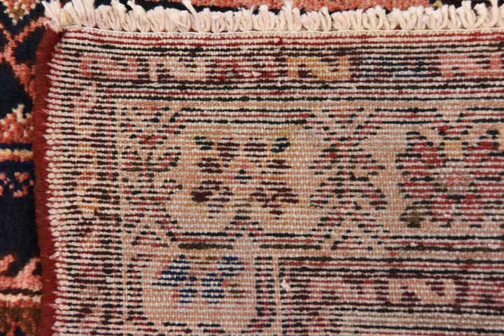 3' 6 x 10' 4 Hand Knotted Hossainabad Persian Wool Runner Rug