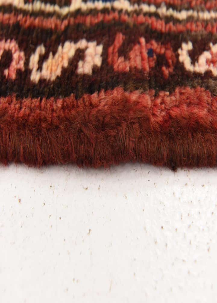 3' 6 x 10' 4 Hand Knotted Hossainabad Persian Wool Runner Rug