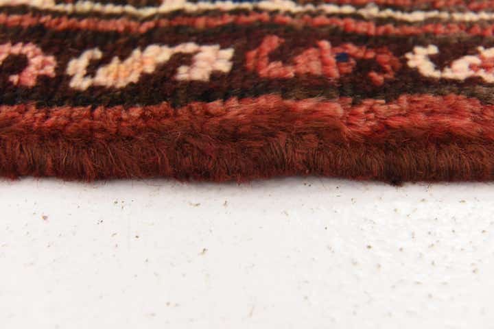 3' 6 x 10' 4 Hand Knotted Hossainabad Persian Wool Runner Rug