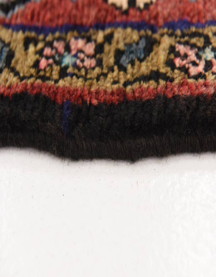 Detail image of 3' 4 x 9' 9  Hand Knotted Hossainabad Persian Wool Runner Rug