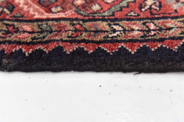 3' 8 x 11' 2 Hand Knotted Hossainabad Persian Wool Runner Rug