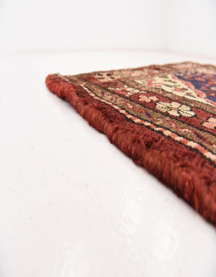 Detail image of 3' 7 x 10' 1  Hand Knotted Hossainabad Persian Wool Runner Rug