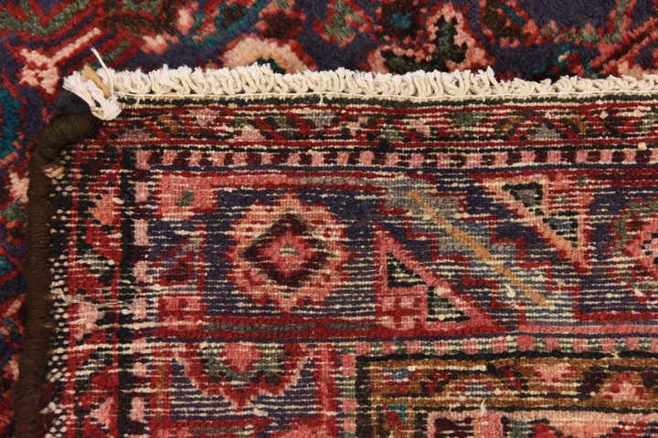 3' 5 x 9' 8 Hand Knotted Hossainabad Persian Wool Runner Rug