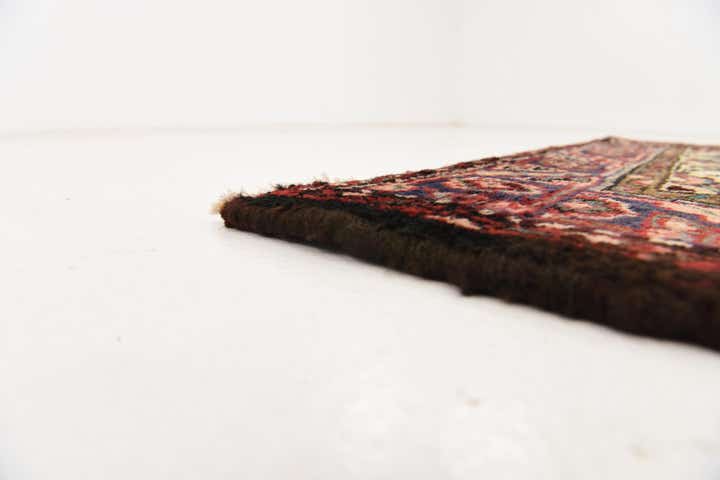 3' 5 x 9' 8 Hand Knotted Hossainabad Persian Wool Runner Rug