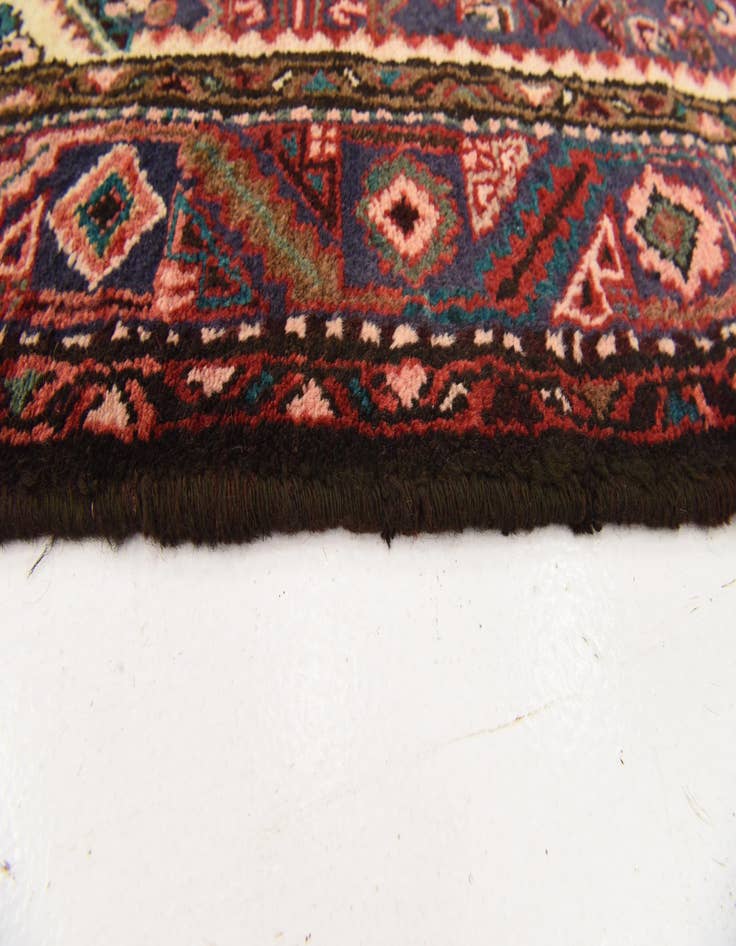 Detail image of 3' 5 x 9' 8  Hand Knotted Hossainabad Persian Wool Runner Rug
