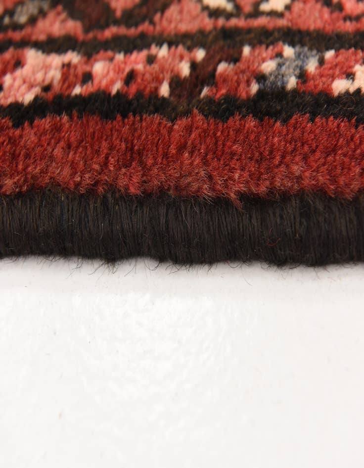 Detail image of 3' 10 x 9' 8  Hand Knotted Hossainabad Persian Wool Runner Rug