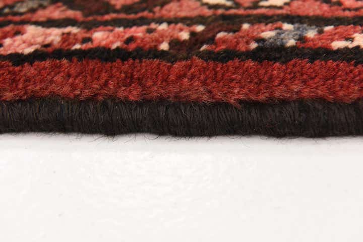 3' 10 x 9' 8 Hand Knotted Hossainabad Persian Wool Runner Rug