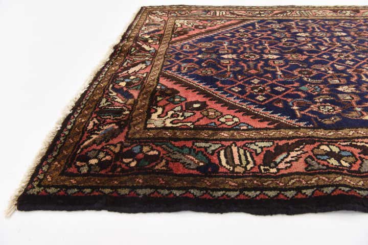 110cm x 315cm anudado a mano Hossainabad Alfombra Persa Lana Pasillera