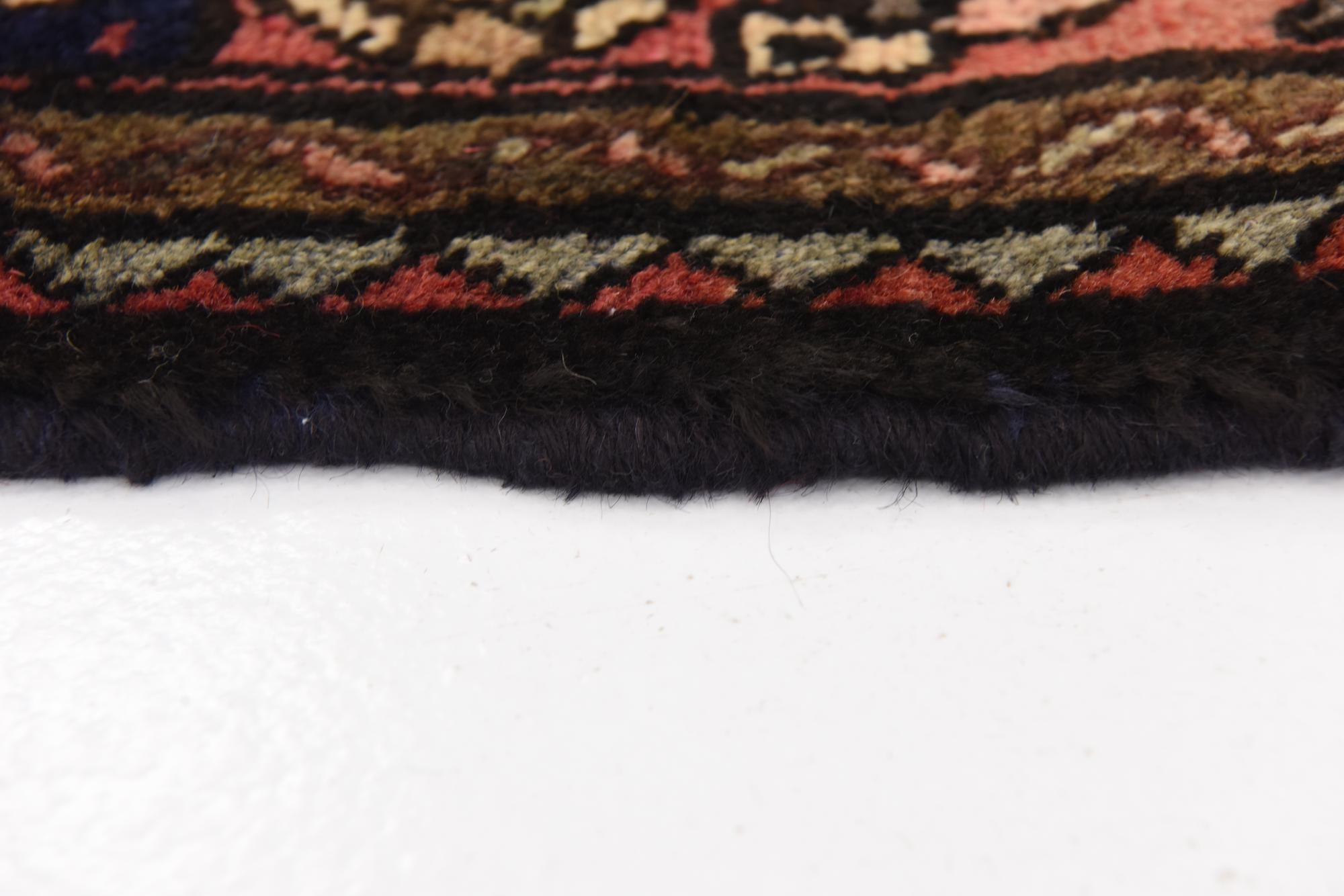 110cm x 315cm anudado a mano Hossainabad Alfombra Persa Lana Pasillera