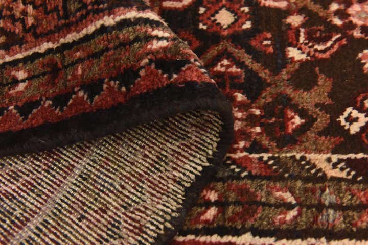 5' 2 x 10' 2 Hand Knotted Hossainabad Persian Wool Runner Rug