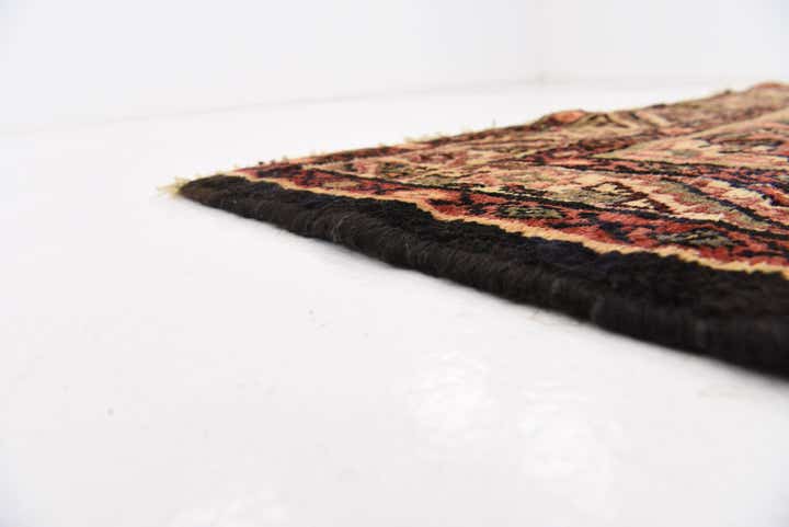 5' 3 x 11' Hand Knotted Hossainabad Persian Wool Runner Rug