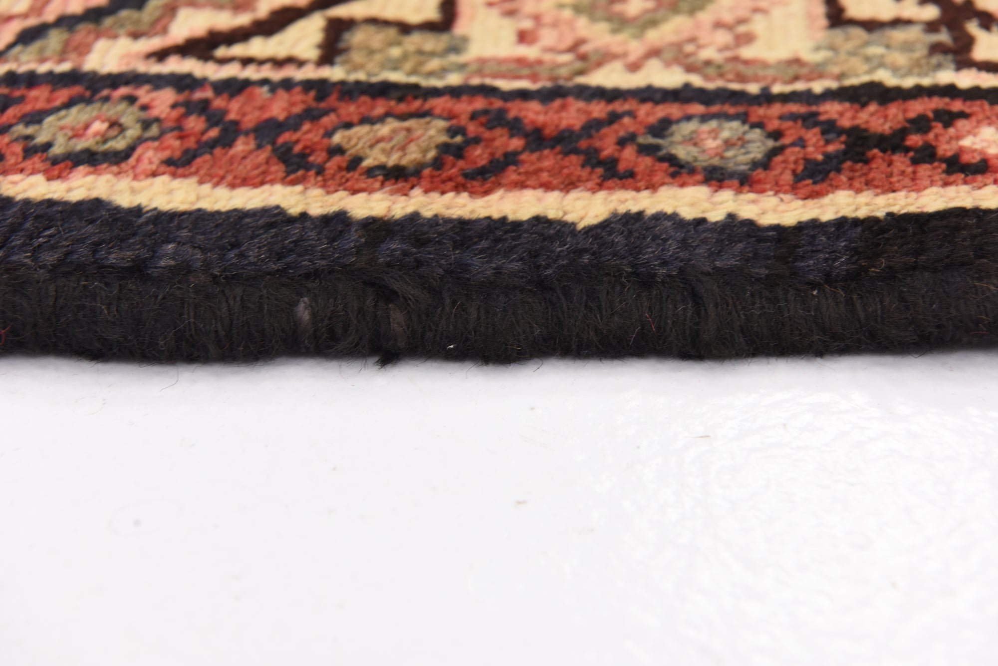 5' 3 x 11' Hand Knotted Hossainabad Persian Wool Runner Rug
