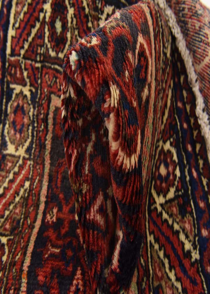 3' 7 x 9' 10 Hand Knotted Hossainabad Persian Wool Runner Rug