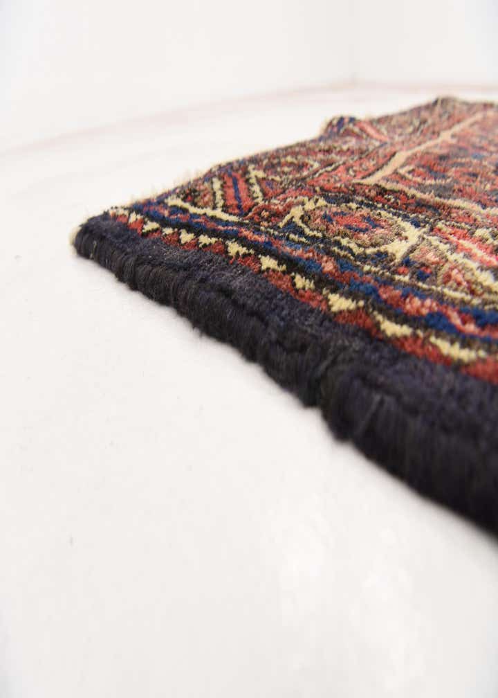 3' 7 x 9' 10 Hand Knotted Hossainabad Persian Wool Runner Rug