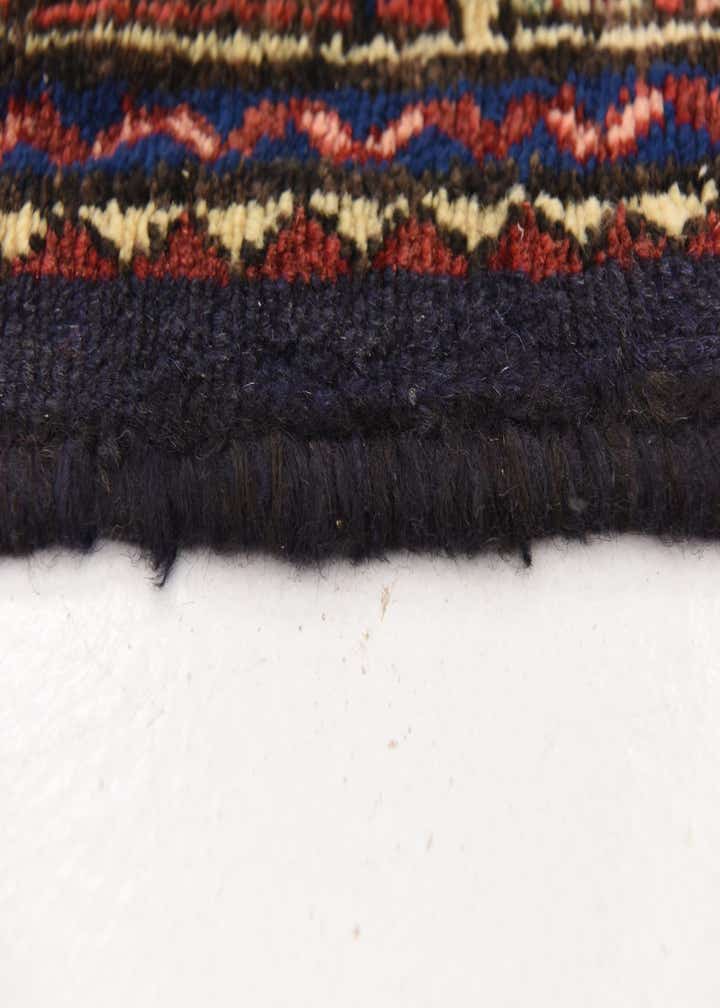 3' 7 x 9' 10 Hand Knotted Hossainabad Persian Wool Runner Rug