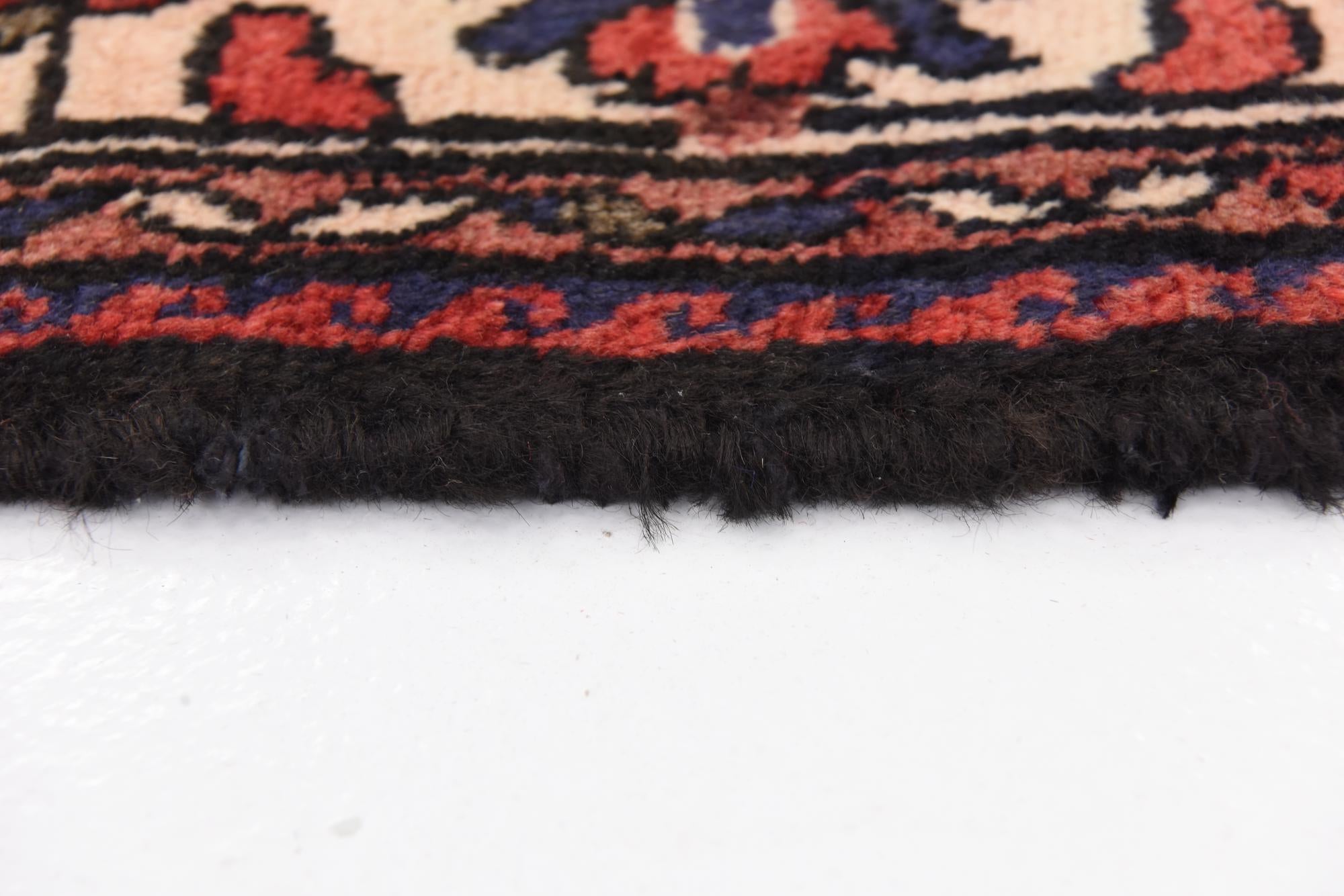 3' 10 x 10' 2 Hand Knotted Hossainabad Persian Wool Runner Rug
