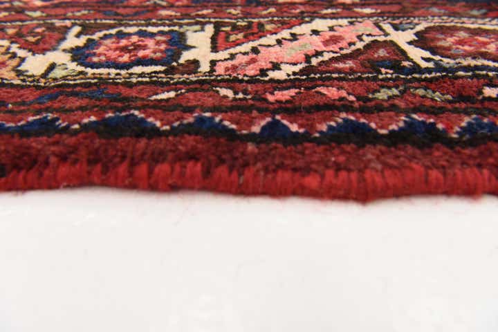 3' 9 x 10' 9 Hand Knotted Hossainabad Persian Wool Runner Rug