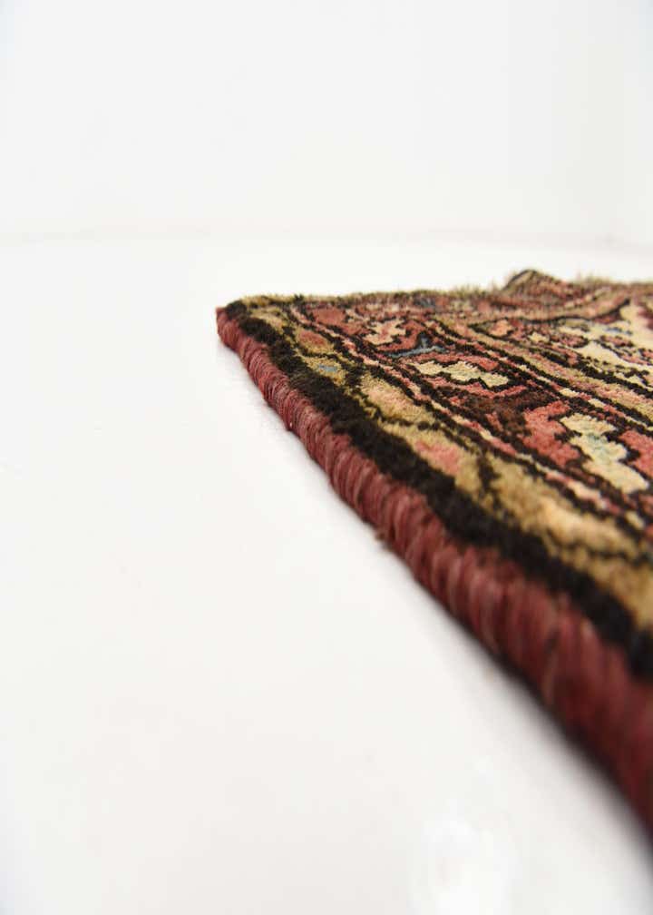 3' 7 x 10' 6 Hand Knotted Hossainabad Persian Wool Runner Rug