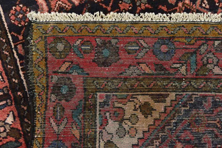 3' 5 x 9' 6 Hand Knotted Hossainabad Persian Wool Runner Rug