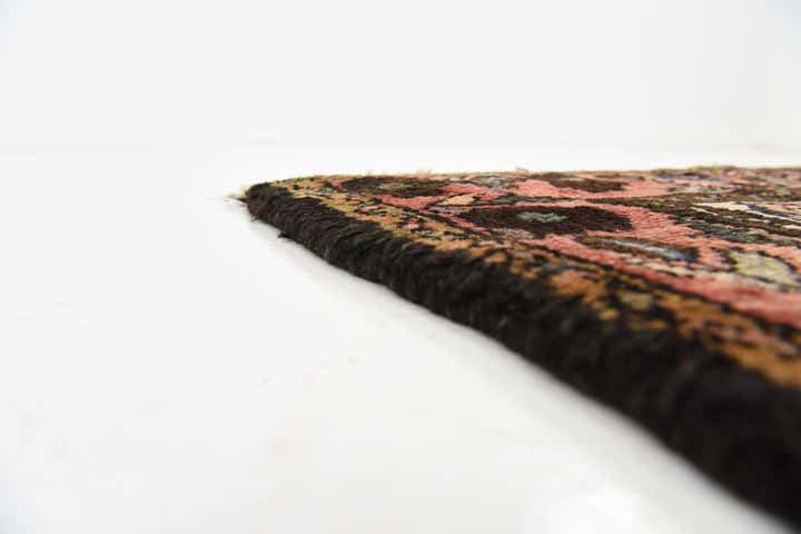 3' 5 x 9' 6 Hand Knotted Hossainabad Persian Wool Runner Rug