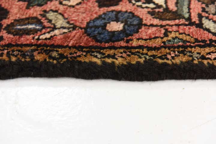3' 5 x 9' 6 Hand Knotted Hossainabad Persian Wool Runner Rug