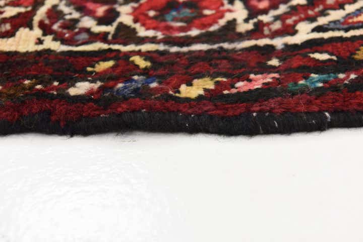 3' 9 x 10' 7 Hand Knotted Hossainabad Persian Wool Runner Rug