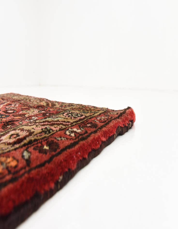 Detail image of 3' 8 x 10' 6  Hand Knotted Hossainabad Persian Wool Runner Rug