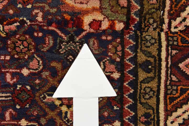 115cm x 320cm anudado a mano Hossainabad Alfombra Persa Lana Pasillera