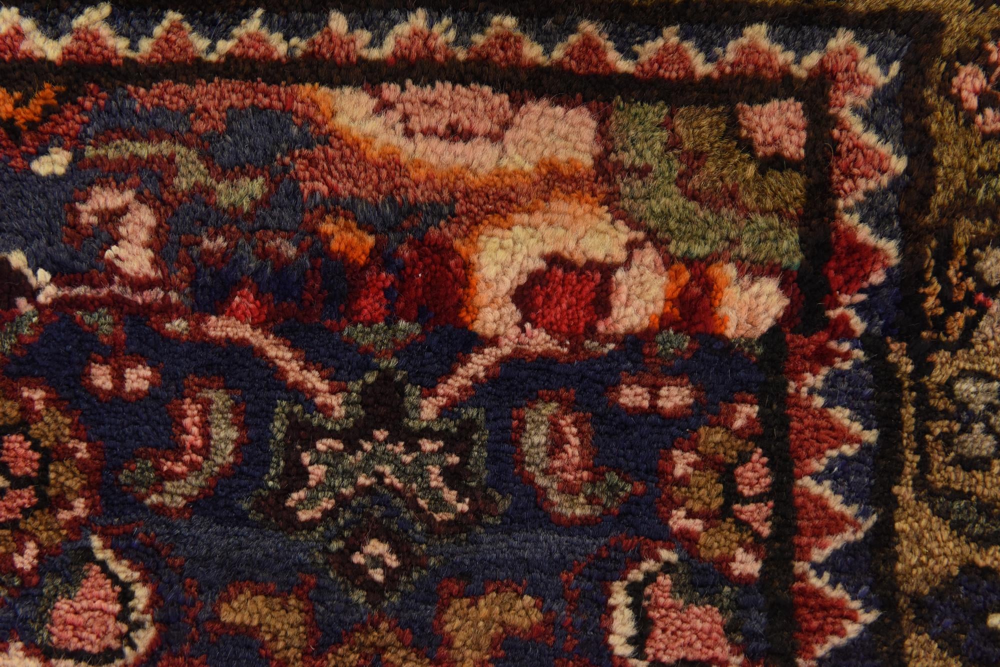 115cm x 320cm anudado a mano Hossainabad Alfombra Persa Lana Pasillera