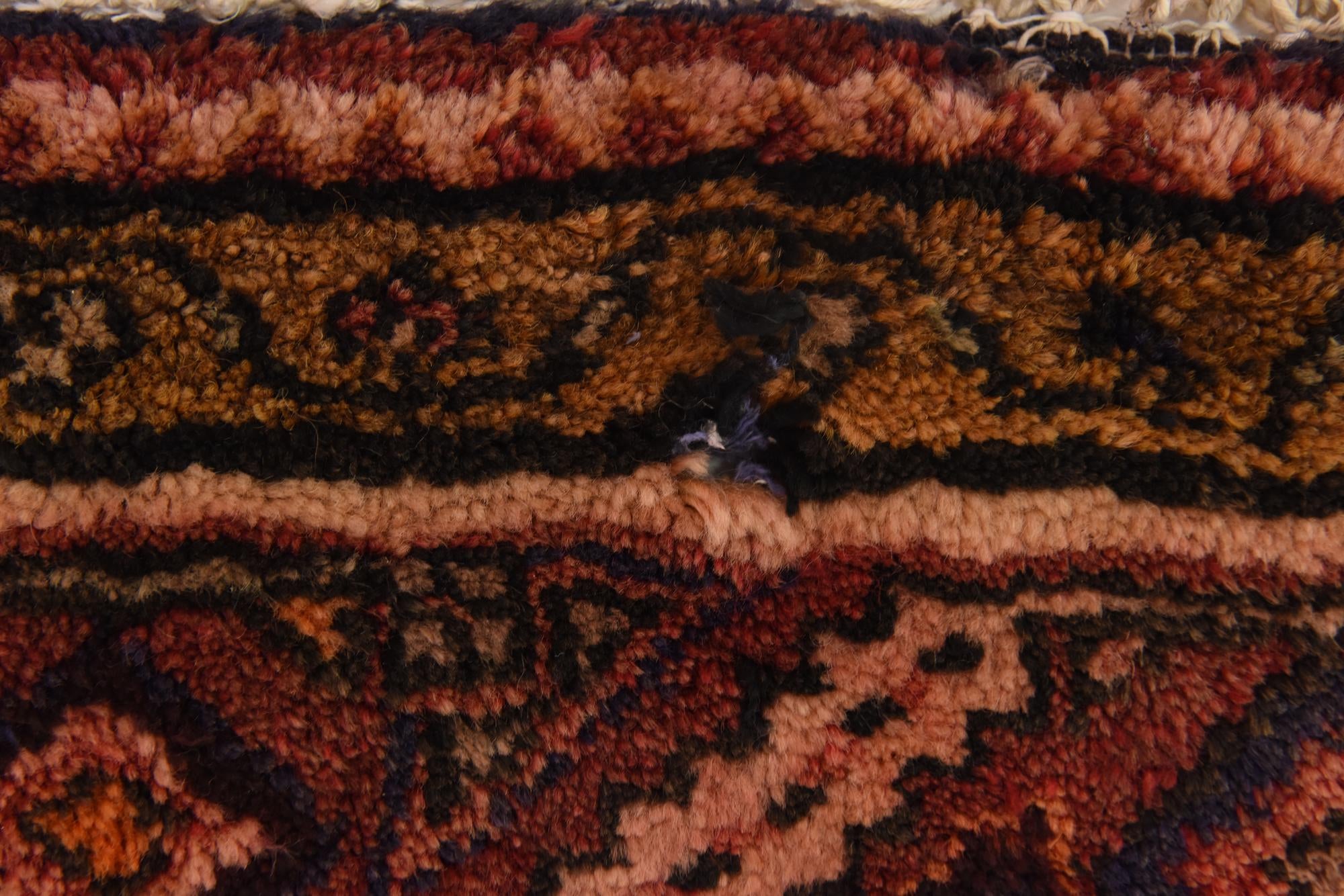 115cm x 320cm anudado a mano Hossainabad Alfombra Persa Lana Pasillera
