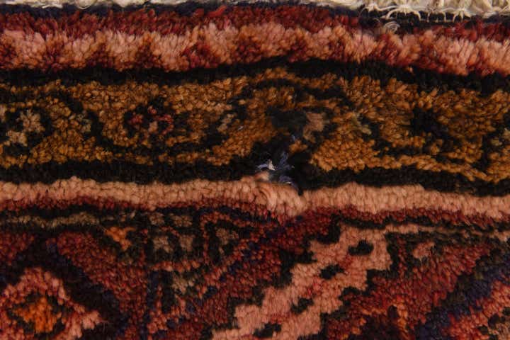 115cm x 320cm anudado a mano Hossainabad Alfombra Persa Lana Pasillera