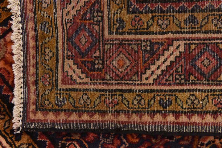 115cm x 320cm anudado a mano Hossainabad Alfombra Persa Lana Pasillera