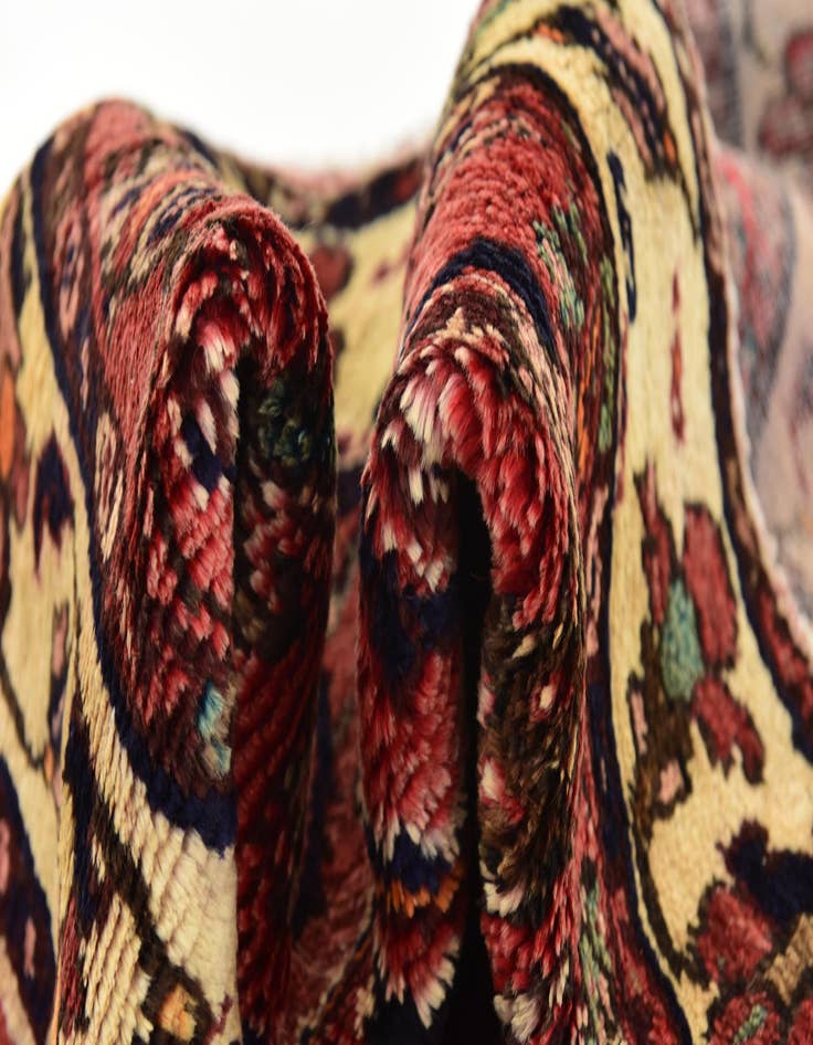 Detail image of 3' 8 x 10'  Hand Knotted Hossainabad Persian Wool Runner Rug