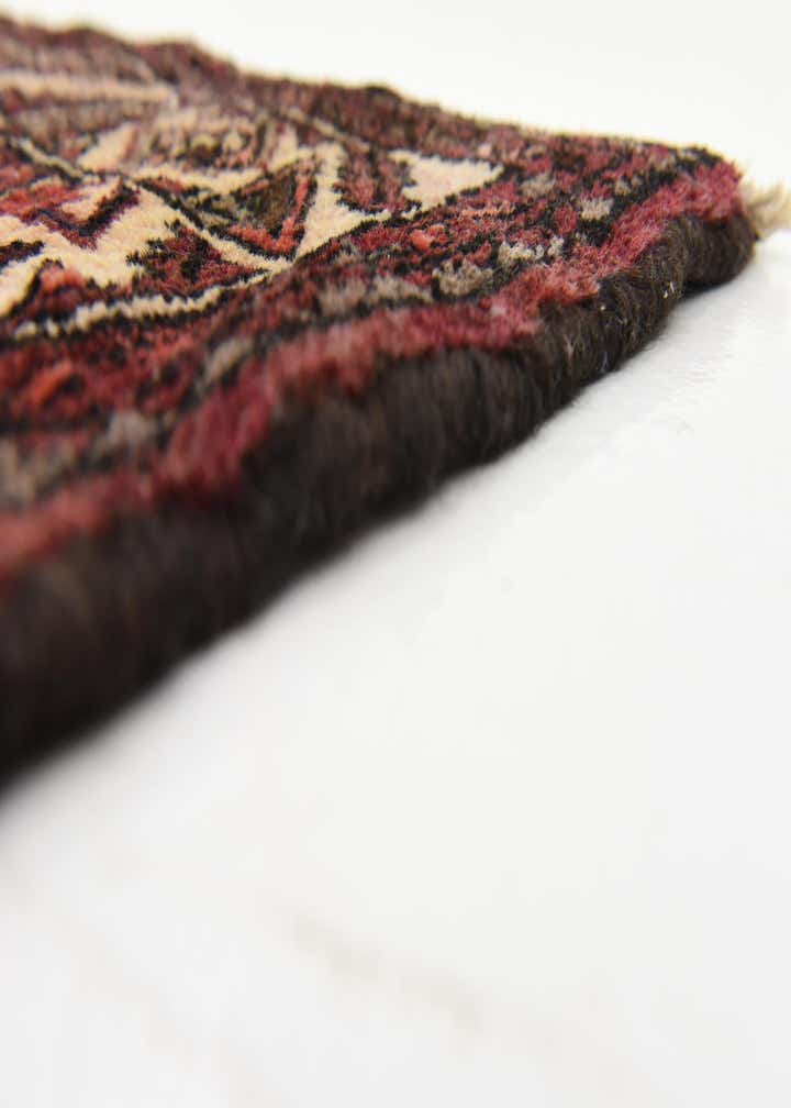 3' 8 x 11' 1 Hand Knotted Hossainabad Persian Wool Runner Rug